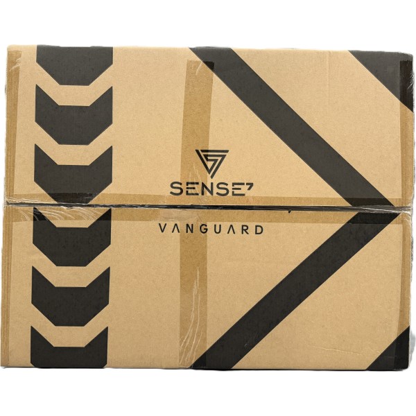 Ігрове крісло SENSE7 Vanguard, екошкіра, чорне