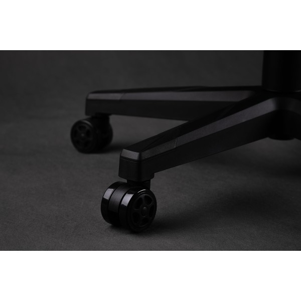 Ігрове крісло SENSE7 Vanguard, екошкіра, чорно-червоне