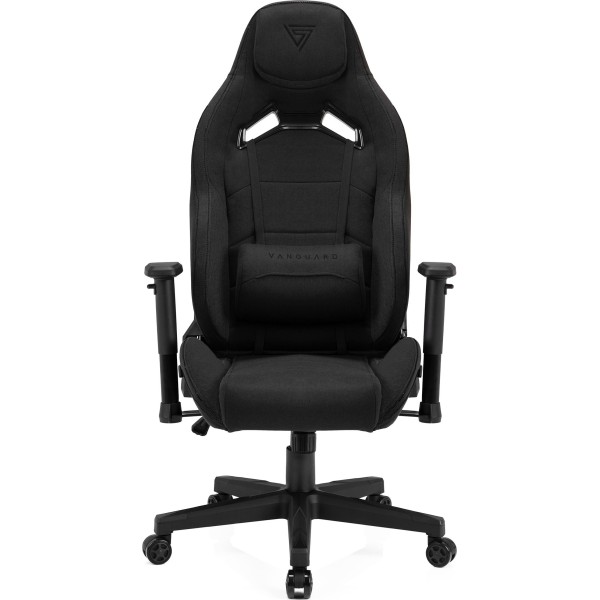 Ігрове крісло SENSE7 Vanguard, тканина, чорне