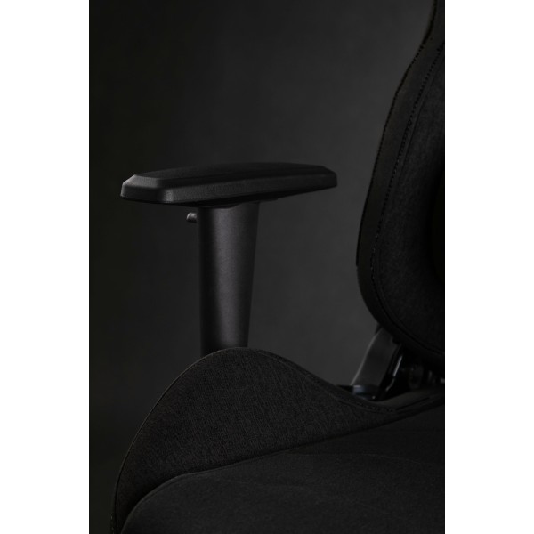 Ігрове крісло SENSE7 Vanguard, тканина, чорне