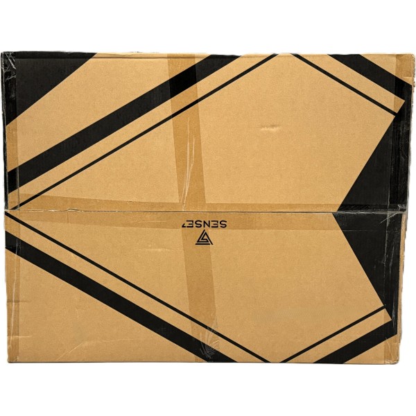 Ігрове крісло SENSE7 Spellcaster, тканина, чорне