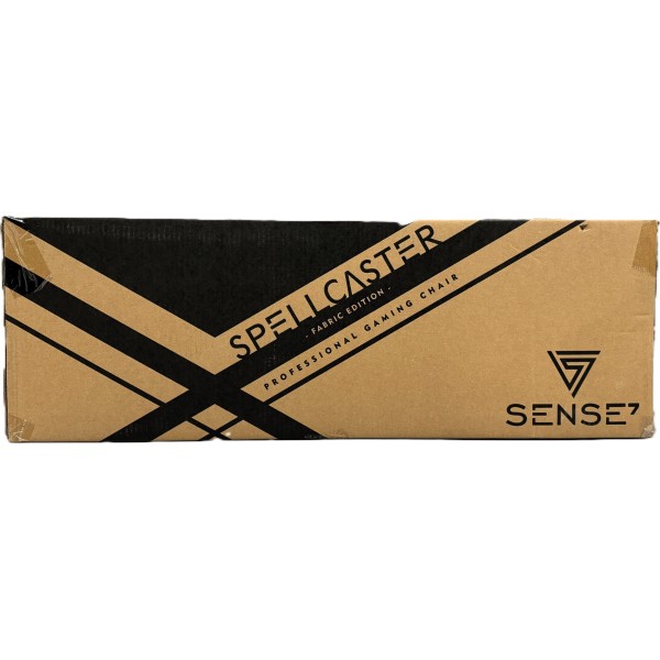 Ігрове крісло SENSE7 Spellcaster, тканина, чорне