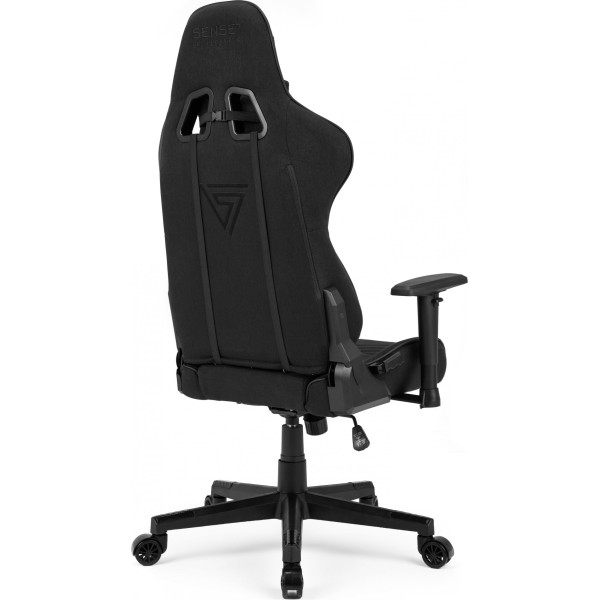 Ігрове крісло SENSE7 Spellcaster, тканина, чорне
