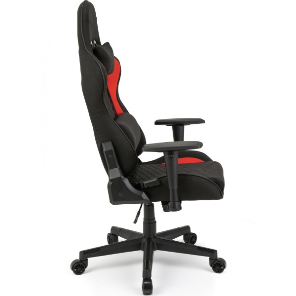 Ігрове крісло SENSE7 Spellcaster, тканина, чорно-червоне