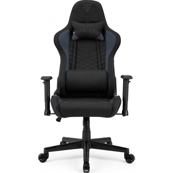 Ігрове крісло SENSE7 Spellcaster, тканина, чорно-синє