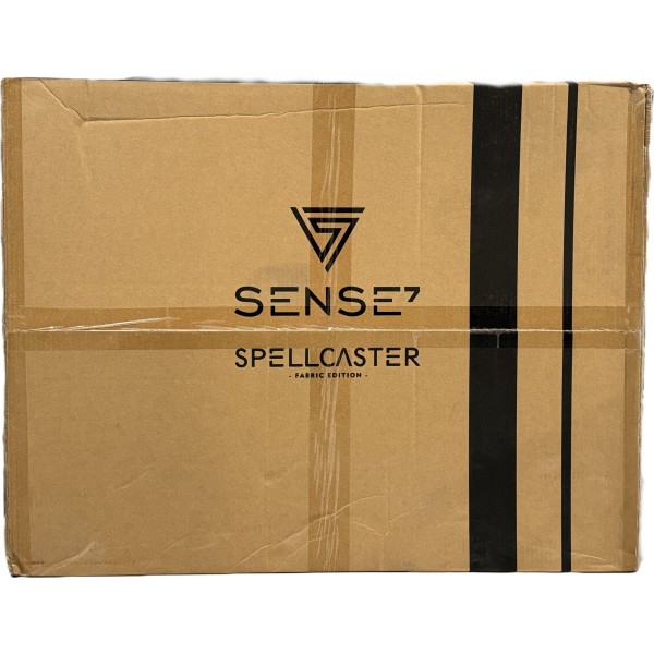 Ігрове крісло SENSE7 Spellcaster, тканина, чорно-синє