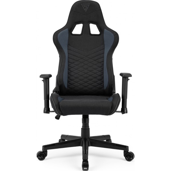 Ігрове крісло SENSE7 Spellcaster, тканина, чорно-синє