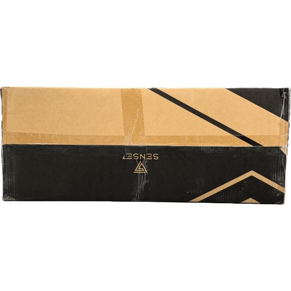 Ігрове крісло SENSE7 Knight, тканина, чорно-червоне