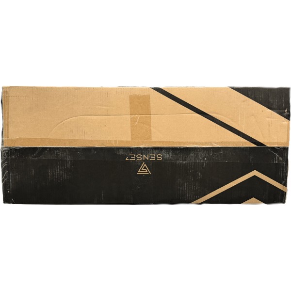 Ігрове крісло SENSE7 Knight, тканина, чорне