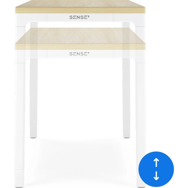 Стіл з регулюванням висоти  SENSE7 Manma 160×80 см, електричний, МДФ