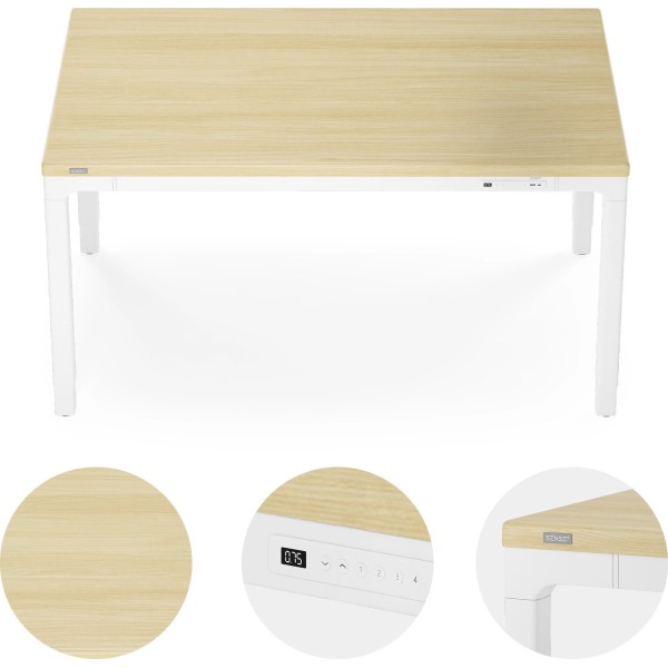 Стіл з регулюванням висоти  SENSE7 Manma 160×80 см, електричний, МДФ