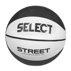 М’яч баскетбольний Select BASKETBALL STREET v24 біло-чорний Уні 6