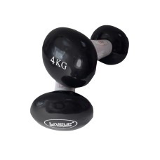 Гантелі вінілові пара LiveUp Vinyl Dumbbell EGG Head 2x4кг