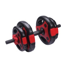 Гантель набірна пластикова 10кг LiveUp Cement Dumbell SET