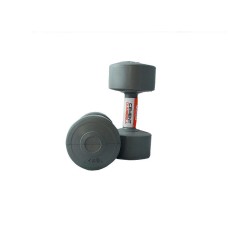 Гантелі пластикові пара LiveUp Cement Dumbell 2x4кг