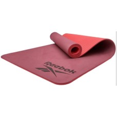 Двосторонній килимок для йоги Reebok Double Sided Yoga Mat червониий 173 х 61 х 0,4 см