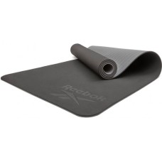 Двосторонній килимок для йоги Reebok Double Sided Yoga Mat чорний, сірий 173 х 61 х 0,4 см