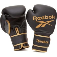 Боксерські рукавички Reebok Boxing Gloves чорний, золото Чол 10 унцій
