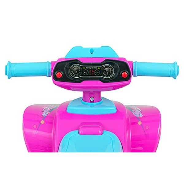 Дитячий квадроцикл толокар Milly Mally Monster, рожевий