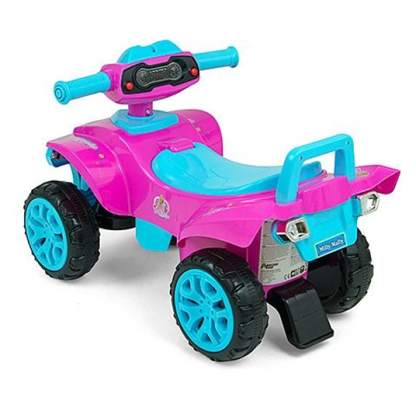 Дитячий квадроцикл толокар Milly Mally Monster, рожевий