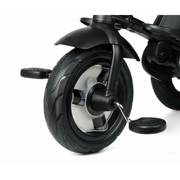 Триколісний велосипед-коляска Qplay Rito Deluxe Rubber, зелений
