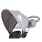 Триколісний велосипед-коляска Qplay Comfort, сірий