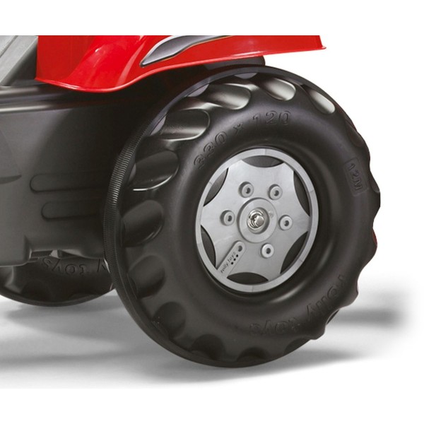 Трактор на педалі з причепом Rolly Toys Rolly Junior RT, червоний (800261)