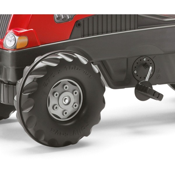 Трактор на педалі з причепом Rolly Toys Rolly Junior RT, червоний (800261)