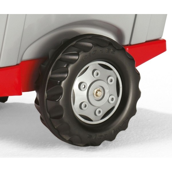 Трактор на педалі з причепом Rolly Toys Rolly Junior RT, червоний (800261)