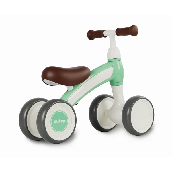 Qplay Cutey Retro - чотириколісний велосипед для дітей 1-3 років, зелений