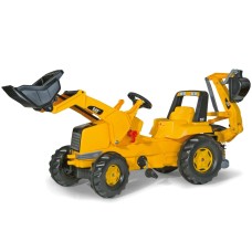 Трактор на педалі з причепом Rolly Toys Rolly Junior Cat (813001)
