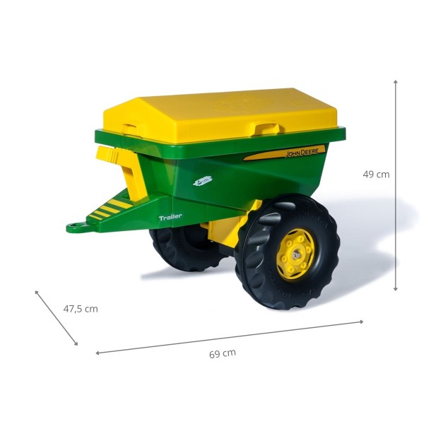 Причіп-сіялка піску Rolly Toys Rolly Streumax John Deere (125111)