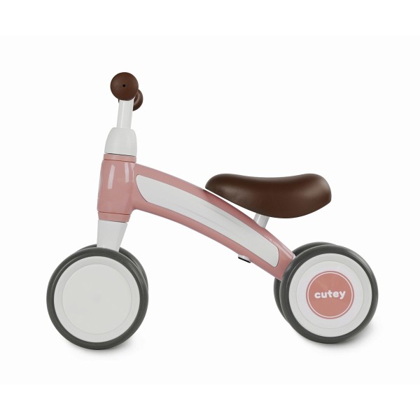 Qplay Cutey Retro - чотириколісний велосипед для дітей 1-3 років, рожевий