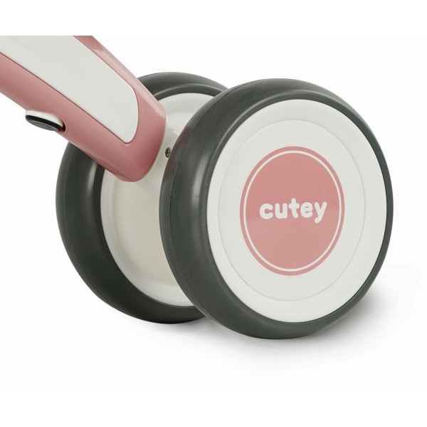 Qplay Cutey Retro - чотириколісний велосипед для дітей 1-3 років, рожевий