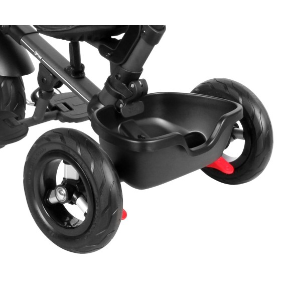 Триколісний велосипед-коляска Qplay Rito Rubber, рожевий