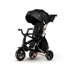 Триколісний велосипед-коляска Qplay Nova+ Rubber, золотистий