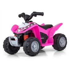 Дитячий квадроцикл на акумулятор Milly Mally Quad HONDA ATV, рожевий