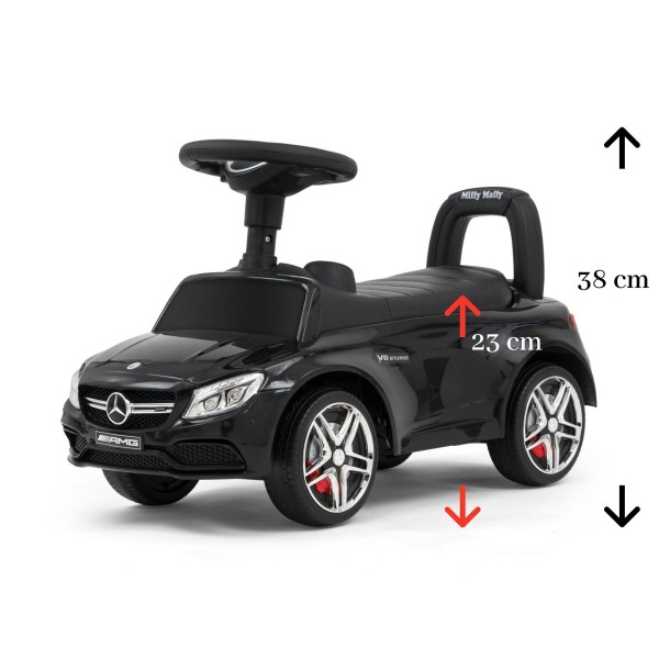Машинка толокар Milly Mally Mercedes-AMG C63 Coupe S, чорний