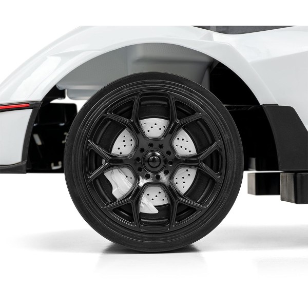 Дитяча машинка-толокар з ручкою Milly Mally Lamborghini Essenza SC V12, білий