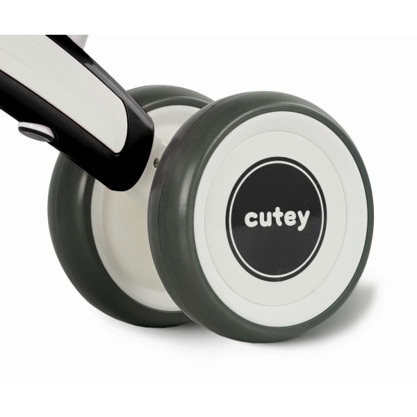 Qplay Cutey Retro - чотириколісний велосипед для дітей 1-3 років, чорний