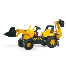 Трактор на педалі з причепом Rolly Toys Rolly Junior JCB (812004)