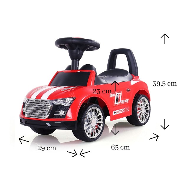 Машинка толокар Milly Mally Racer, червоний