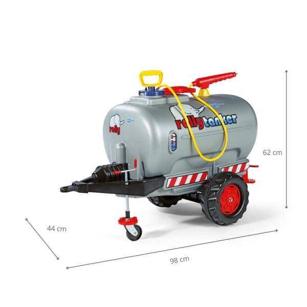 Причіп-цистерна з помпою та розпилювачем Rolly Toys Rolly Tanker, сірий (122776)