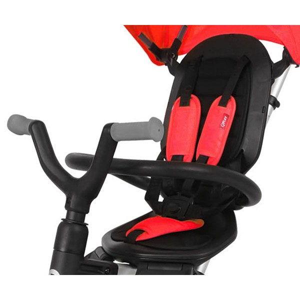 Триколісний велосипед-коляска Qplay Nova Eva, червоний
