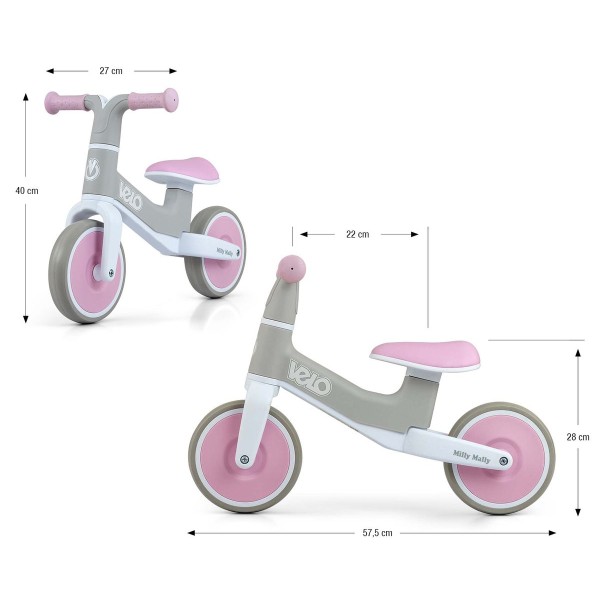 Біговел Milly Mally Velo, рожевий