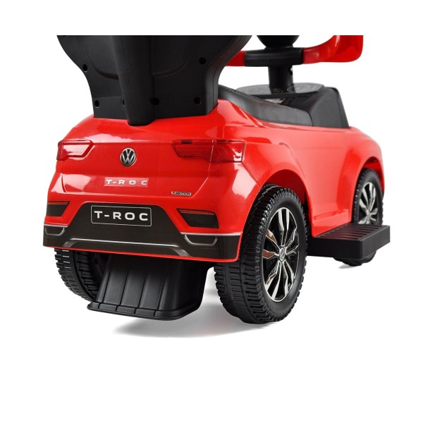Дитяча машинка-толокар з ручкою Milly Mally Volkswagen T-ROC, червоний
