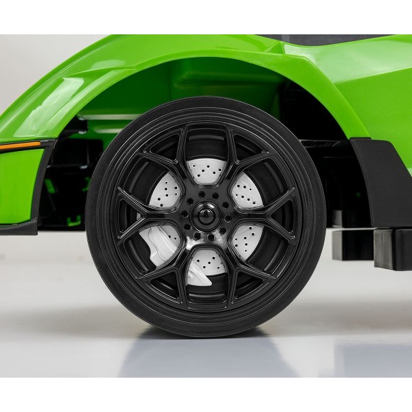 Дитяча машинка-толокар з ручкою Milly Mally Lamborghini Essenza SC V12, зелений