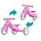 Дерев'яний триколісний біговел 2в1 Milly Mally Jake, Pink Cowgirl