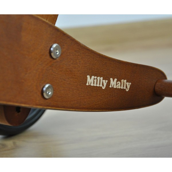 Дерев'яний триколісний біговел 2в1 Milly Mally Jake, Pink Cowgirl