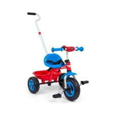 Триколісний велосипед з ручкою Milly Mally Turbo, червоний